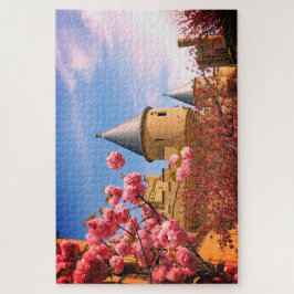 Burg mit Blume