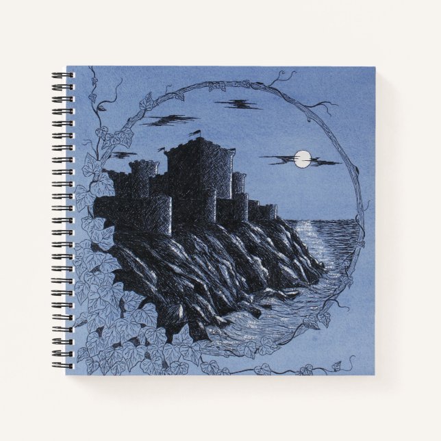 Burg Mittelalter Notizbuch (Vorderseite)