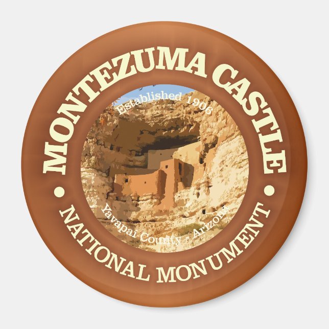 Burg Montezuma (NM) Magnet (Vorne)
