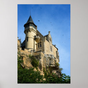 Burg Montfort, Dordogne, Frankreich Poster