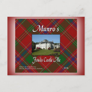 Burg Munro Foulis Postkarte