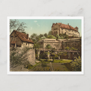 Burg Nürnberg, Bayern, Deutschland Postkarte