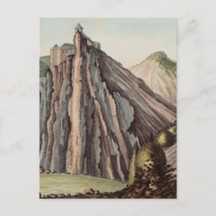 Burg Orava von der Nordseite in der Slowakei Postkarte