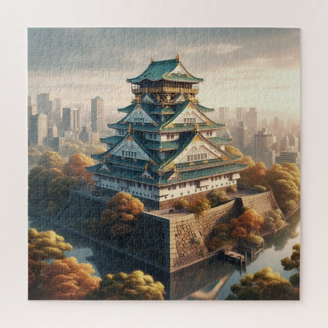 Burg Osaka Burg Japan Landschaft (Vertikal)