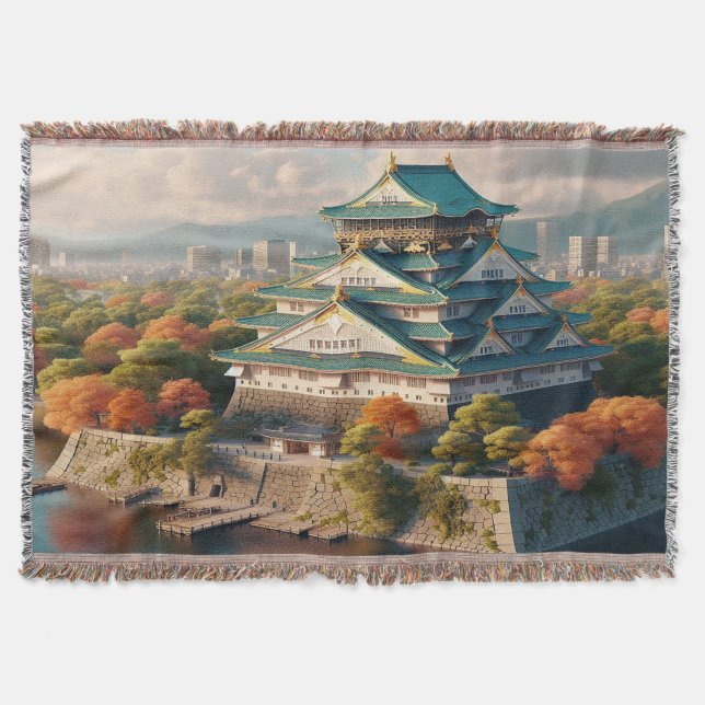 Burg Osaka Burg Japan Landschaft Decke (Vorderseite)