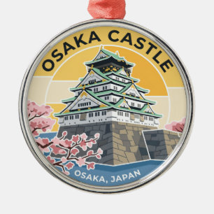 Burg Osaka, Japan Japan Ornament Aus Metall