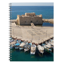 Burg Paphos & Hafen - Originalbild Notizblock
