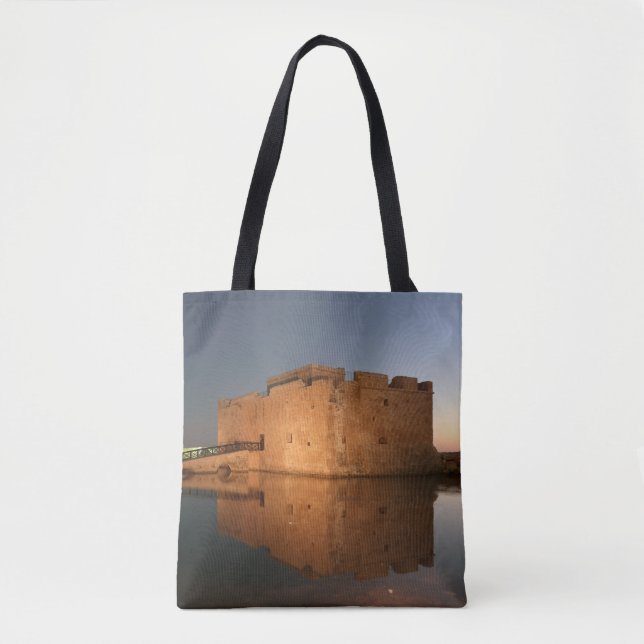 Burg Paphos und Denkmäler des Sonnenuntergangs Tasche (Vorderseite)