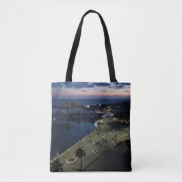 Burg Paphos und Hafen nachts, Zypern Tasche