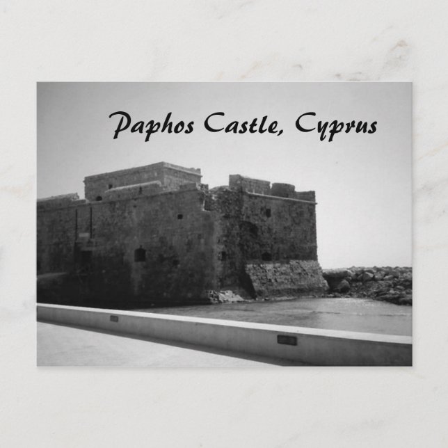 Burg Paphos, Zypern Postkarte (Vorderseite)