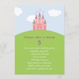 Burg Princess Einladung