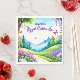 Burg Princess Geburtstagsparty Napkins Serviette