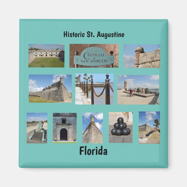 Burg San Marcos Magnet (Vorne)