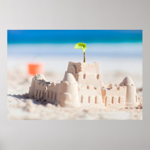 Burg Sand Poster