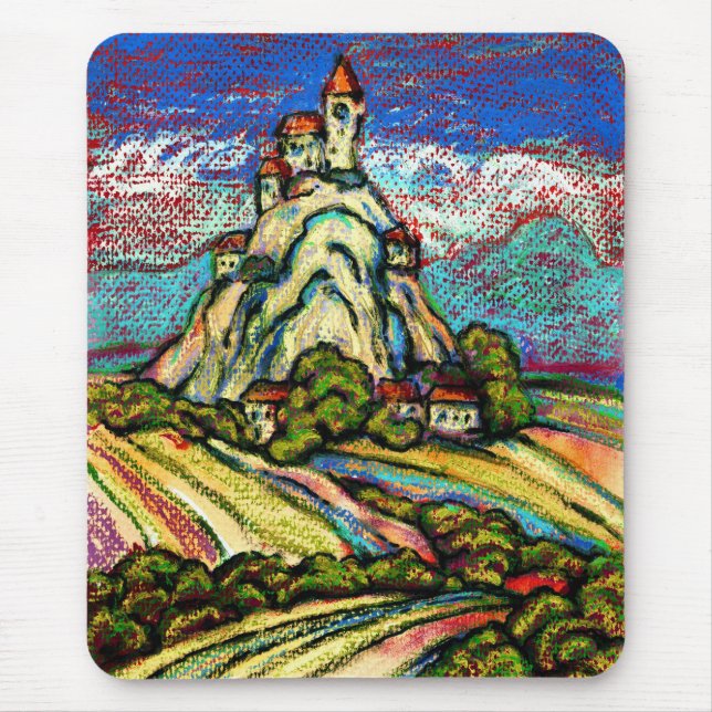Burg Schloss Montebello Mousepad (Vorne)
