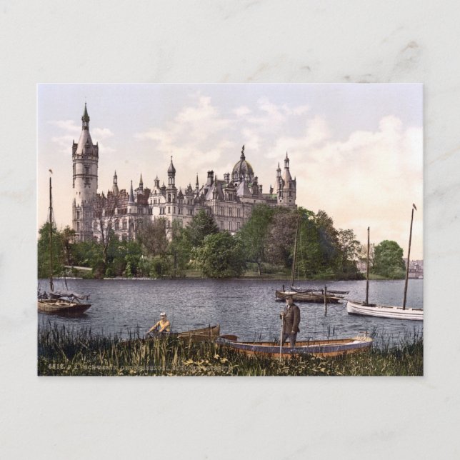 Burg Schwerin Postkarte (Vorderseite)