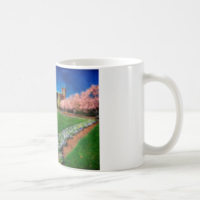 Burg Smithsonian Garden Kirchenblüten Kaffeetasse (Rechts)