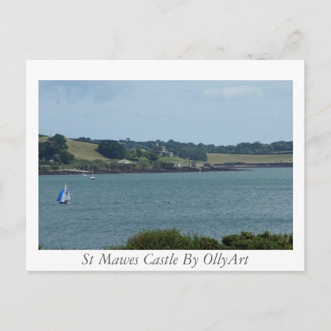 Burg St. Mawes Postkarte (Vorderseite)