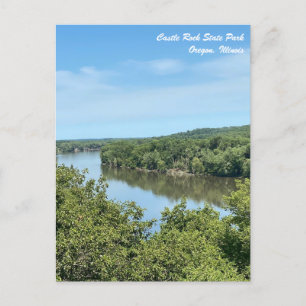 Burg Staat Park/Garten: Postkarte