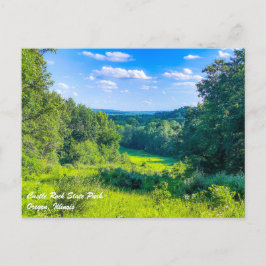 Burg Staat Park/Garten: Postkarte