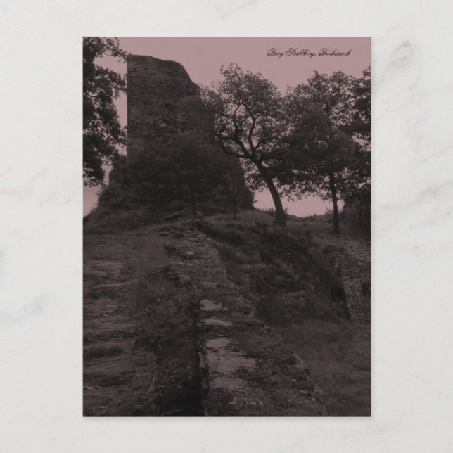 Burg Stahlberg Briefbeschwerer Postkarte (Vorderseite)