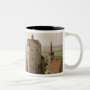Burg Stolpen, errichtetes c.1100 Zweifarbige Tasse