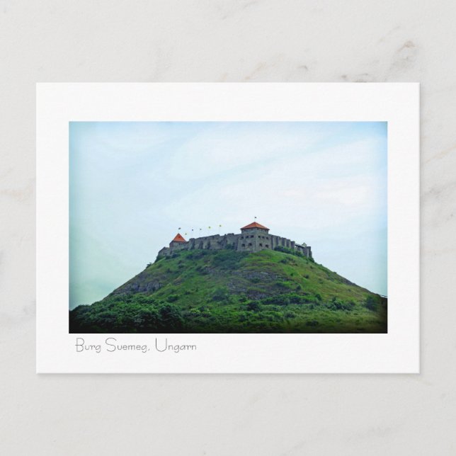 Burg Suemeg, Postkarte (Vorderseite)
