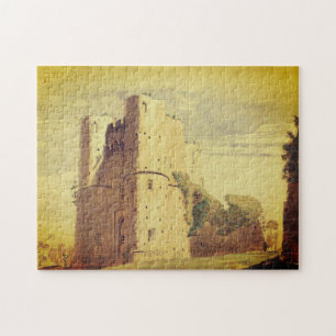 Burg-Szene-Puzzle