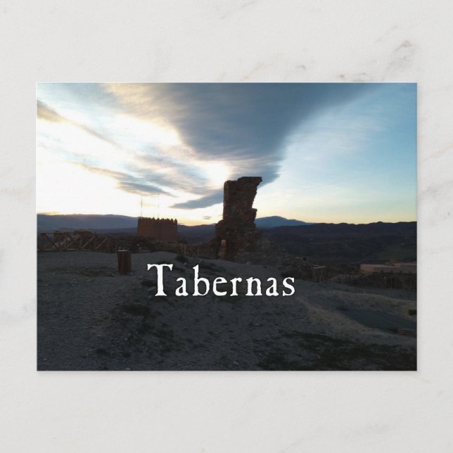 Burg Tabernas Postkarte (Vorderseite)