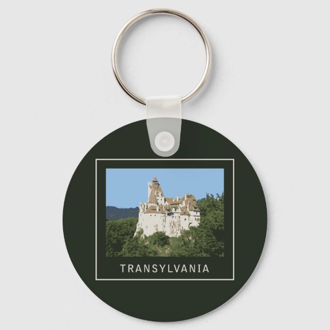 Burg Transylvania Bran Schlüsselanhänger (Vorderseite)