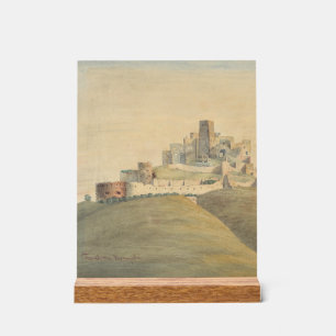 Burg Trentschin in der westlichen Slowakei Acrylschild