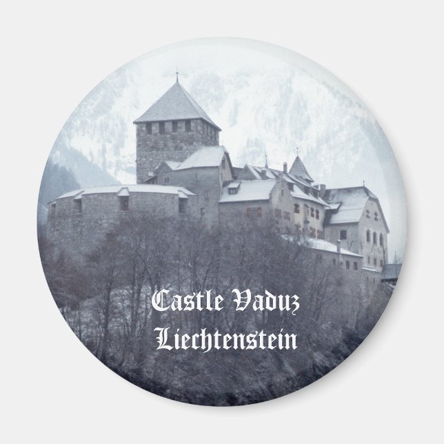 Burg Vaduz Liechtenstein Magnet (Vorne)