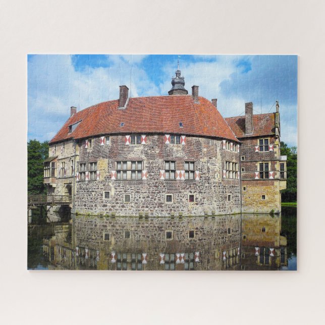 Burg Vischering Castle Deutschland. Jigsaw Puzzle (Horizontal)