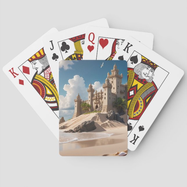 Burg vom Strand der Möglichkeiten Spielkarten (Rückseite)