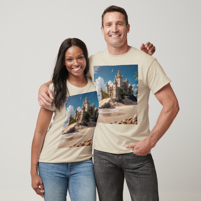 Burg vom Strand der Möglichkeiten T-Shirt (Unisex)