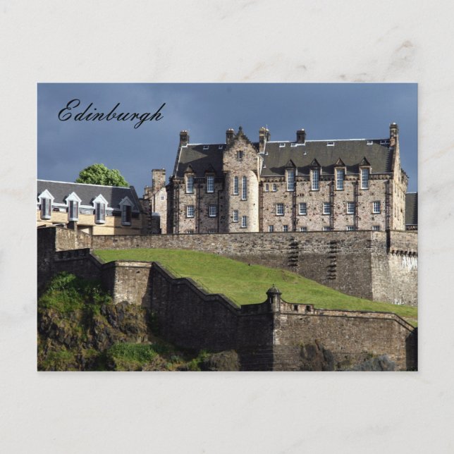 Burg von Edinburgh Postkarte (Vorderseite)