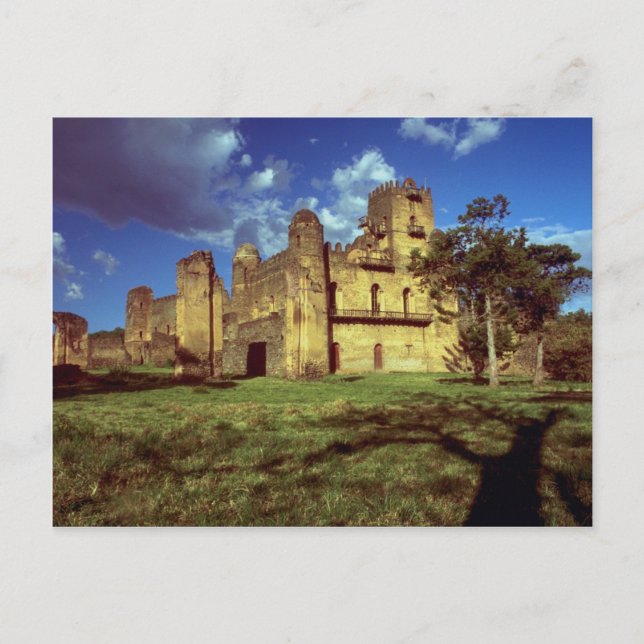Burg von Kaiser Fasiladas, Gondar, Äthiopien, A Postkarte (Vorderseite)
