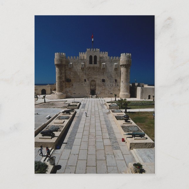 Burg von Qaitbay, Alexandria, Ägypten Postkarte (Vorderseite)