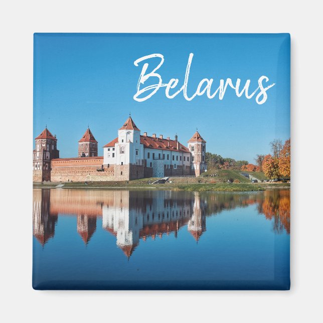 Burgarchitektur Belarus Mir Magnet (Vorne)