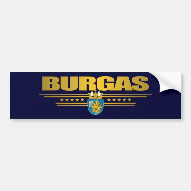 Burgas COA Autoaufkleber (Vorne)