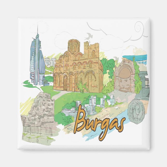 Burgas Magnet (Vorne)