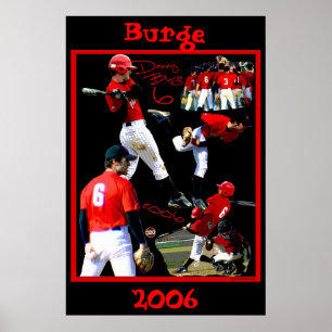 Burge Neulings-Baseball-Plakat Poster