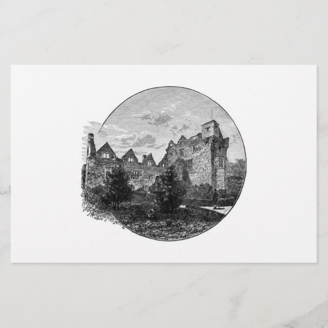 Burgen Briefpapier (Vorderseite)