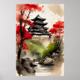 Burgen von Echoing Poster