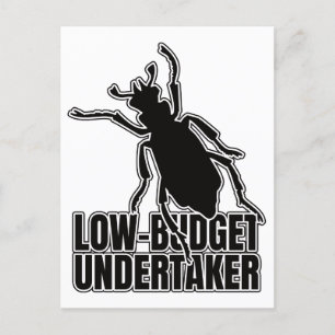 Burgen von Käfern Käfer Grave Digger - Entomologie Postkarte