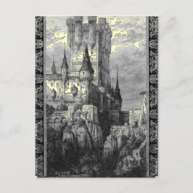 Burgen von Mitteleuropa Postkarte (Vorderseite)