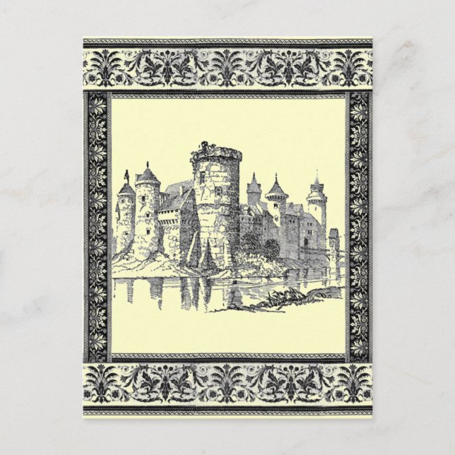 Burgen von Mitteleuropa Postkarte (Vorderseite)