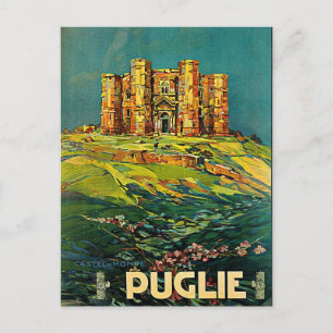 Burgen von Monte Puglie Postkarte