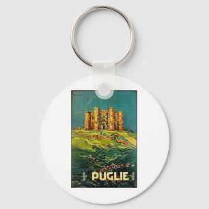 Burgen von Monte Puglie Schlüsselanhänger