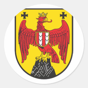 Burgenland, Österreich Runder Aufkleber